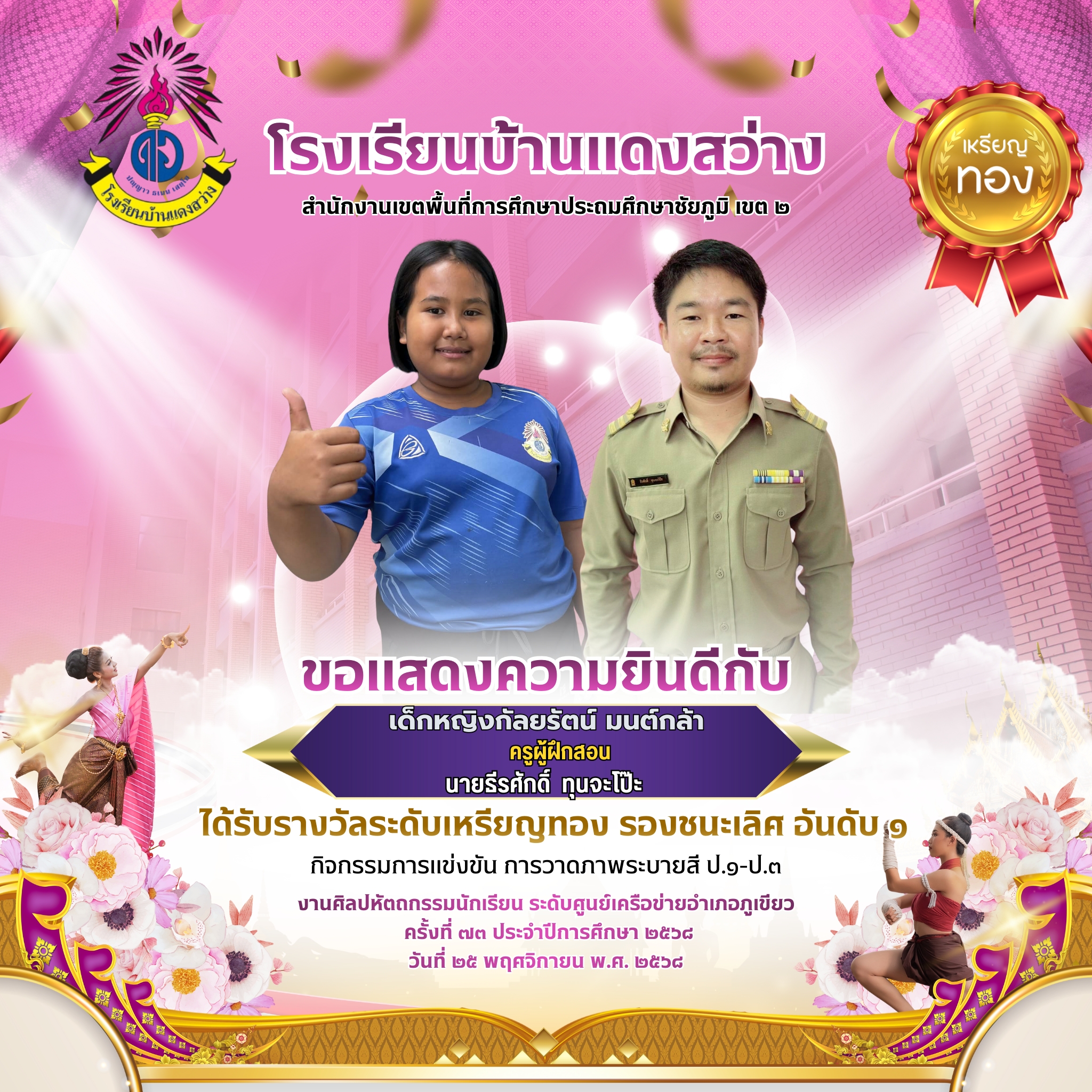 ศิลปหัตถกรรม ระดับศุนย์เครือข่ายอำเภอภูเขียว